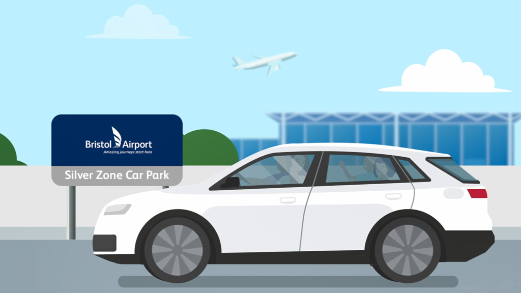 Silver Zone Car Park Bristol Airport Directions www.bristolairport.co.uk