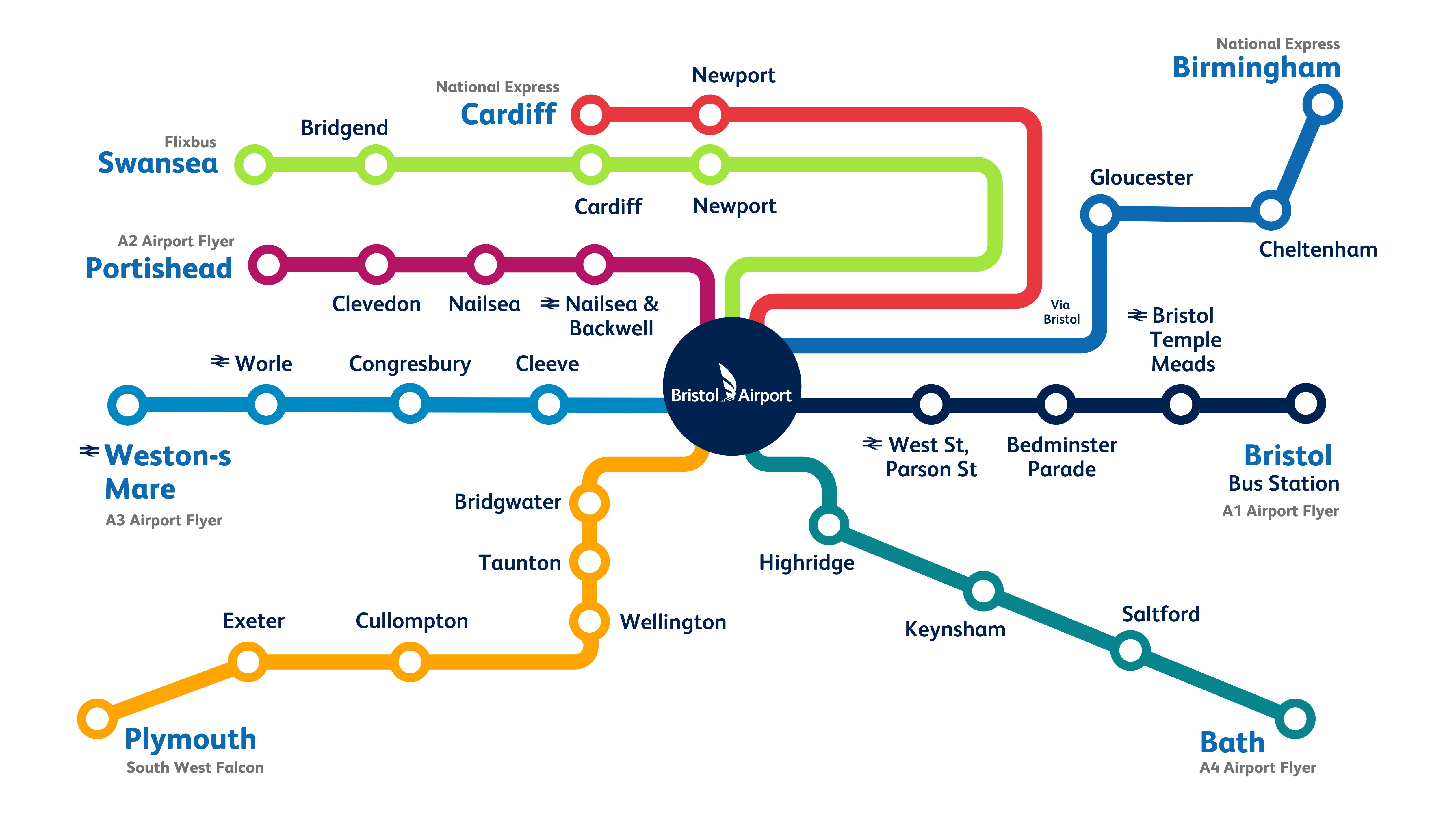Our Network Route Map